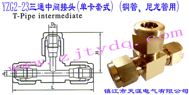 YZG2-23ͨg^(οʽ) (~)T-pipe Intermediate Connector